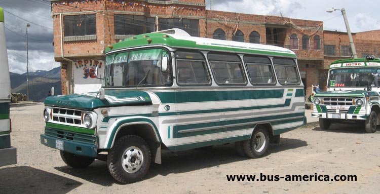 Dodge D - CAIO (en Bolivia) - Villa Victoria
