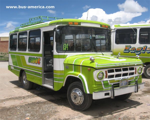 Dodge D-500 - Camet - Sindicato Murillo
268 KHR - ex patente CCA 291

Línea 134 (La Paz)
