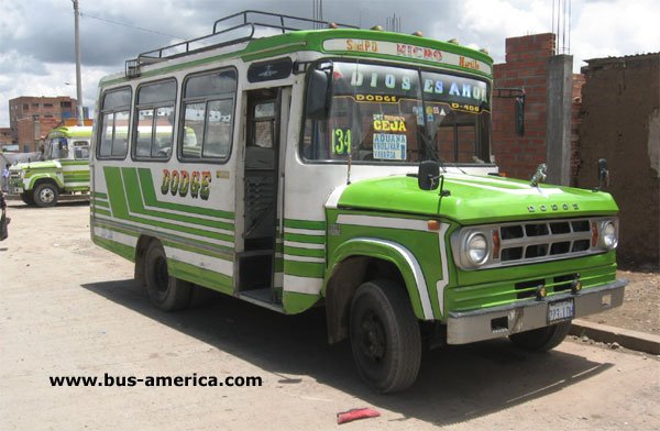 Dodge D 500 - Campomar - Sind. Murillo
¿273 IJH?

Línea 134 (La Paz)
