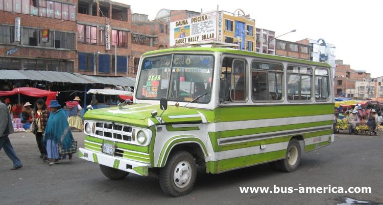 Dodge D - Marcopolo Junior (en Bolivia) - Sindicato Murillo
