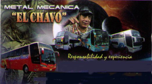 El Chavo
Tarjeta de la carrocer�a
