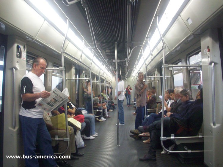 Electrowatt (en Colombia) - Metro de Medellín
(Vista interior de la unidad)
