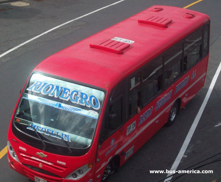 Isuzu NPR - Superior Temple - Rápido Medellín Rionegro
TOP136
