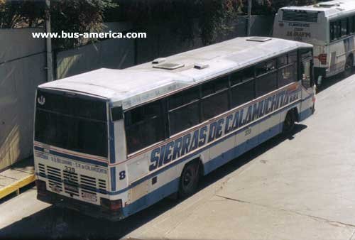 Mercedes-Benz OH - Decaroli - Sierras de Calamuchita
Sierras de Calamuchita (provincia de Córdoba), interno 8, patente provincial 339
