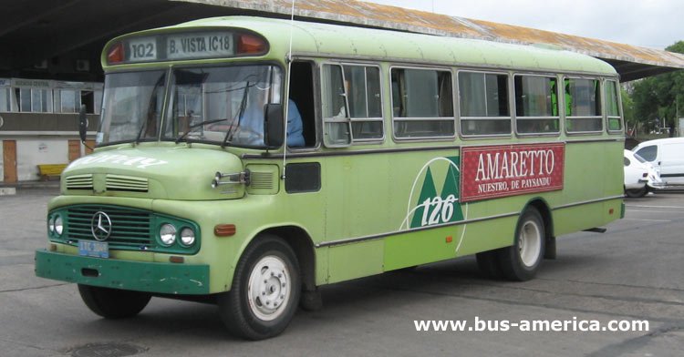 Mercedes-Benz L 1113/483 - CUTCSA - Coopay
ITC1049
http://galeria.bus-america.com/displayimage.php?pos=-1842
http://galeria.bus-america.com/displayimage.php?pos=-17723
Puede verse mas información sobre esta carrocería en http://www.busarg.com.ar/may08_banda.htm
