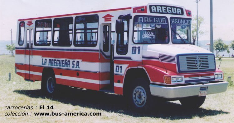 Mercedes-Benz L 1214 - El 14 - La Aragueña
Fotografía de fábrica : carrocerías El 14
