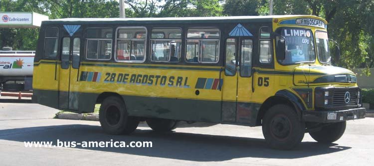 Mercedes Benz L 1316 - Cebra - 28 de Agosto
28 de Agosto (Asunción), unidad 5
