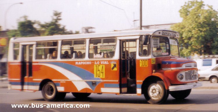 Mercedes-Benz L 1113 - Metalpar Ami - Mapocho-Lo Vial
Línea 154 (Santiago)
