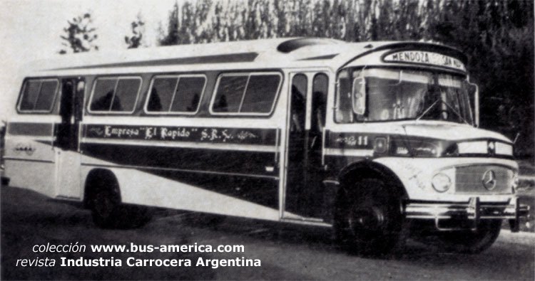 Mercedes Benz LO 1114 - Colonnese - El Rapido
Foto de Fabrica : Colonnese

Para conocer sobre la historia de esta carrocería visite: www.revista.bus-america.com
