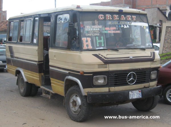 Mercedes Benz LO 608D - El Detalle (en Bolivia) - Sindicato de Micros de Sucre
