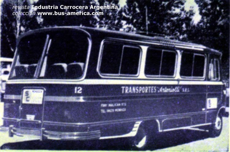 Mercedes Benz LO 608 - Colonnese - Antoniolli
http://galeria.bus-america.com/displayimage.php?pos=-1169
http://galeria.bus-america.com/displayimage.php?pos=-1170
http://galeria.bus-america.com/displayimage.php?pos=-1172
Foto de Fabrica : Colonnese

Para conocer sobre la historia de esta carrocería visite: http://revista.bus-america.com
