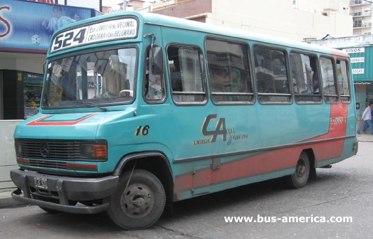 Mercedes-Benz LO 814 - Galicia Minibus - Cinco de Agosto
[url=https://bus-america.com/galeria/displayimage.php?pid=47838]https://bus-america.com/galeria/displayimage.php?pid=47838[/url]

Línea 524 (Pdo. Lanus), interno 16
