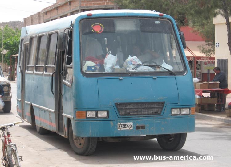 Mercedes-Benz LO 814 frontal - San Miguel - Ríos
