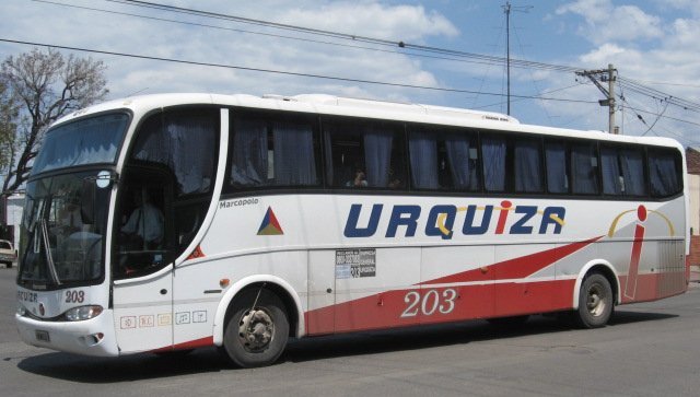 Mercedes-Benz O 400 RSE - Marcopolo G6 Paradiso 1200 (en Argentina) - Gral. Urquiza
Gral. Urquiza, interno 203
