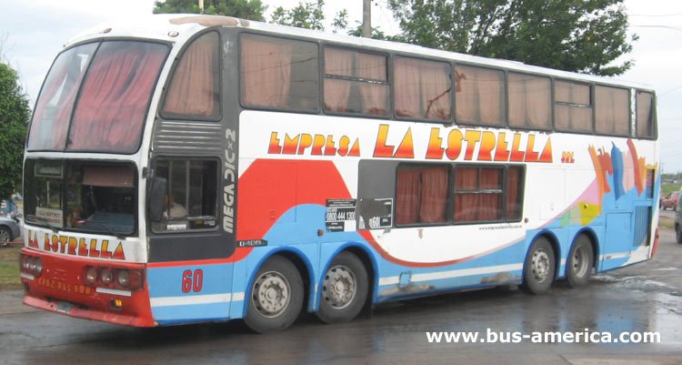 Mercedes Benz O 400 RSD - DIC Megadic x 2 - La Estrella
La Estrella (Prov. Chaco), interno 60
