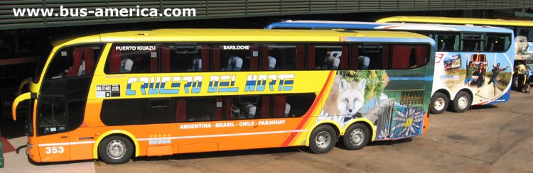 Mercedes Benz O 500 RSD - Marcopolo Paradiso G VI 1800 DD (en Argentina) - Crucero del Norte
