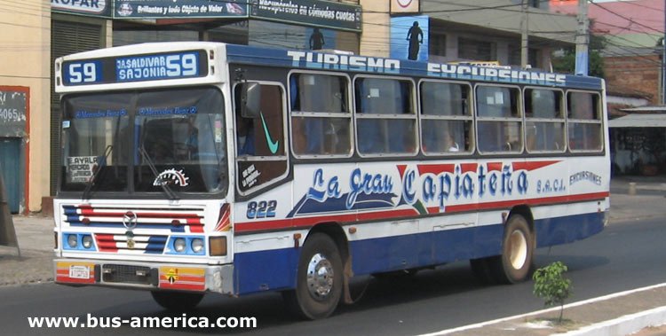Mercedes-Benz OF - Busscar Urbanus (en Paraguay) - La Gran Capiatea
