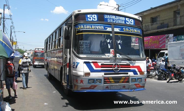 Mercedes Benz OF - Ciferal GLS Bus (en Paraguay) - La Gran Capiateña
Ver nota de Luiz Ferro sobre este modelo de carrocería en http://pontocircular.br.tripod.com/materia/m001.htm
