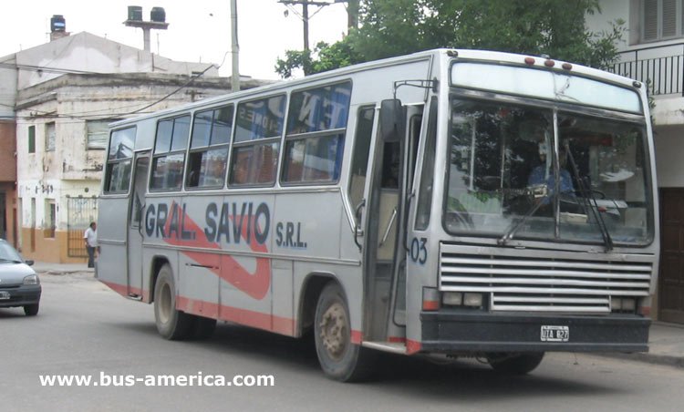 Mercedes-Benz OF 1318 - Caio Vitoria (en Argentina) - Gral.Savio
Y.048187 - UIA827

Gral. Savio, interno 03
