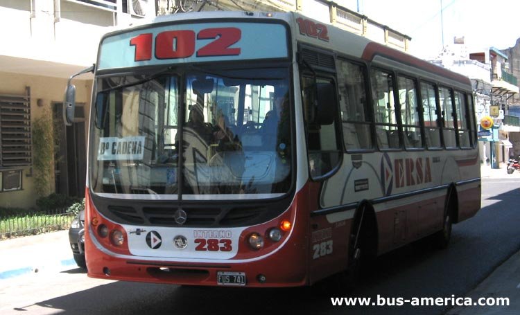 Mercedes-Benz OF 1417 - Metalpar Tronador - ERSA
FUS741

Línea 102 (Corrientes), interno 283
