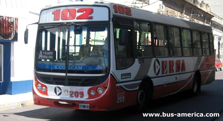 Mercedes-Benz OF 1418 - Metalpar Tronador - ERSA
Anteriormente E.R.S.A siglas de Empresa Romero S.A , hoy nómbre de ERSA Urbano S.A.

