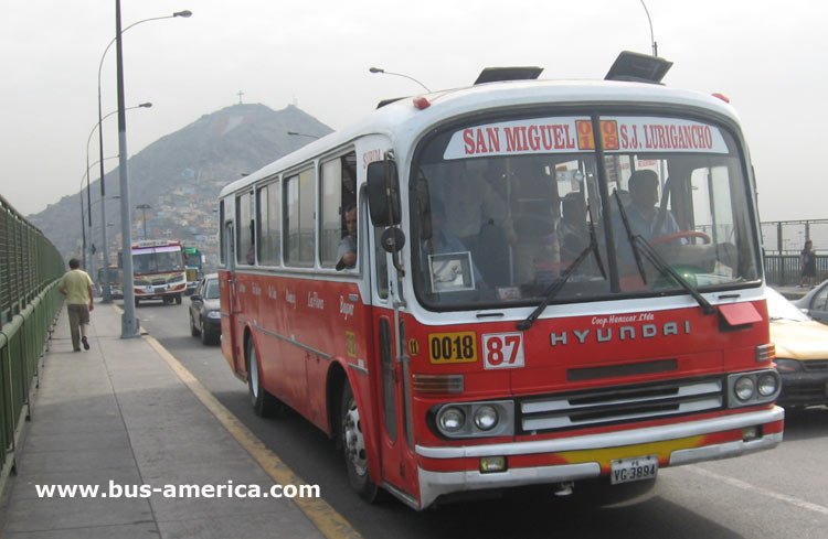 Mitsubishi Fuso - Hyundai FB 500 (en Perú) - Coop. Huascar
VG3894
