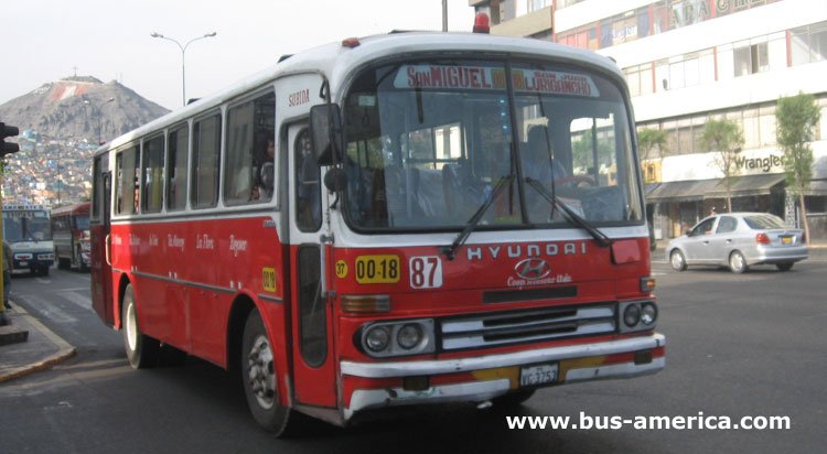 Mitsubishi Fuso - Hyundai FB 500 (en Perú) - Coop. Huascar
VG3753
