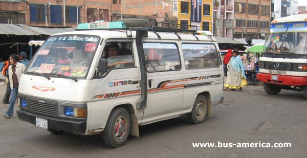 Nissan Caravan - lnea 668 de El Alto
