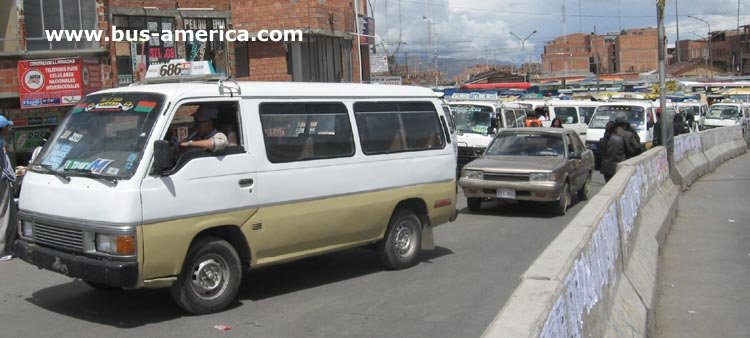 Nissan Caravan - lnea 686 de El Alto
