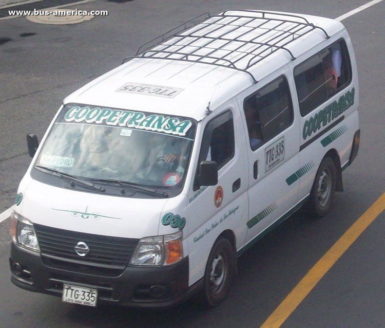 Nissan Urvan (en Colombia) - Coopetransa
TTG 335
