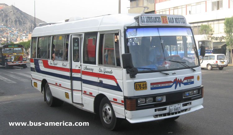 Nissan Civilian (en Perú) - Huascar
UI8461
