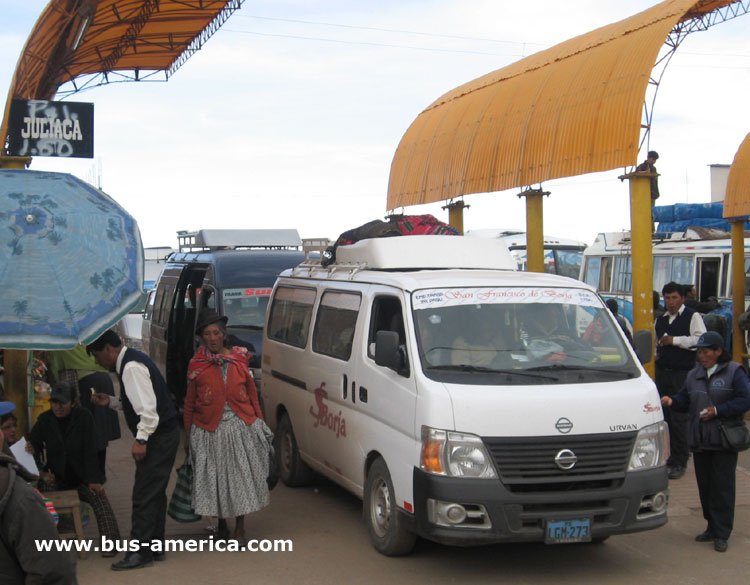 Nissan Urvan (en Per) - San Francisco de Borja
LGM 273
