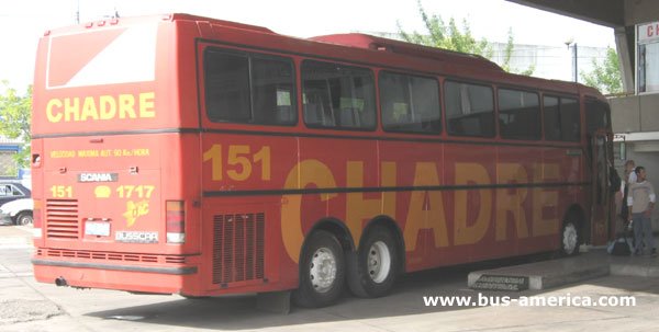 Scania K - Busscar JumBuss 380 (en Uruguay) - Chadre
