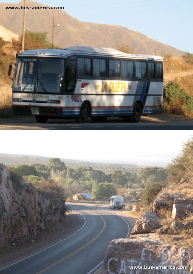 Scania K 94 - Marcopolo Viaggio GV (en Argentina) - Coop. La Calera
