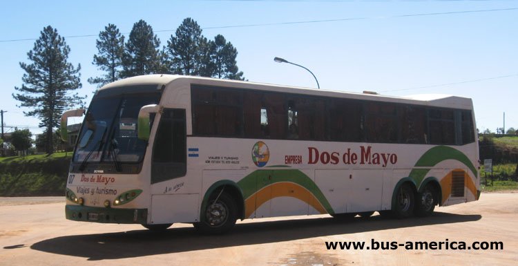 Scania K 112 T31AA - San Antonio Hercules - Dos de Mayo
TOC 670 - ex patente B.2399292

Dos de Mayo (Prov. Misiones), interno 7
