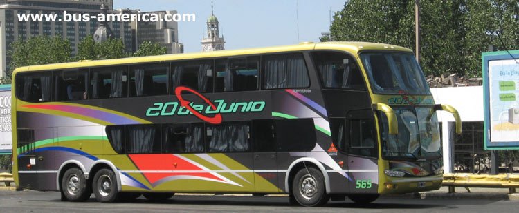 Scania K 380 - Marcopolo Paradiso 1800 DD GVI (en Argentina) - 20 de Junio
