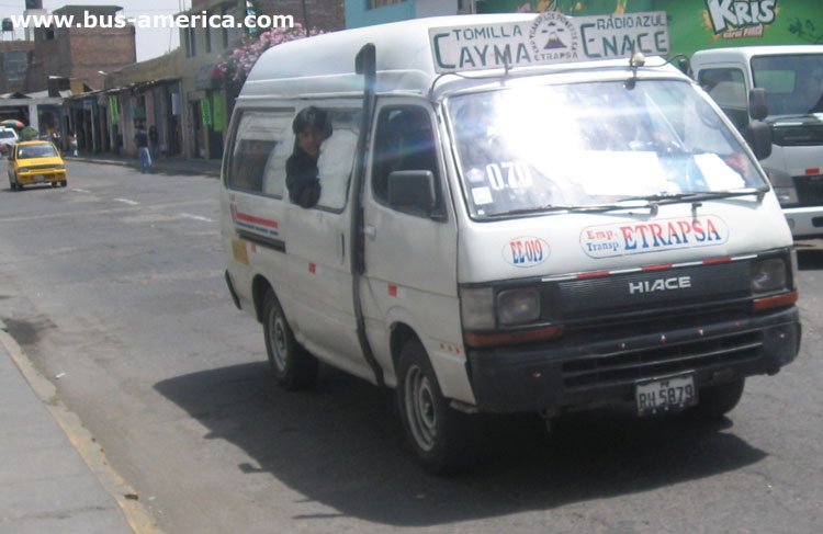 Toyota Hiace (en Perú) - ETRAPSA
RH5879
