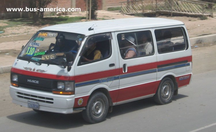 Toyota Hiace (en Bolivia)
1263BSN
