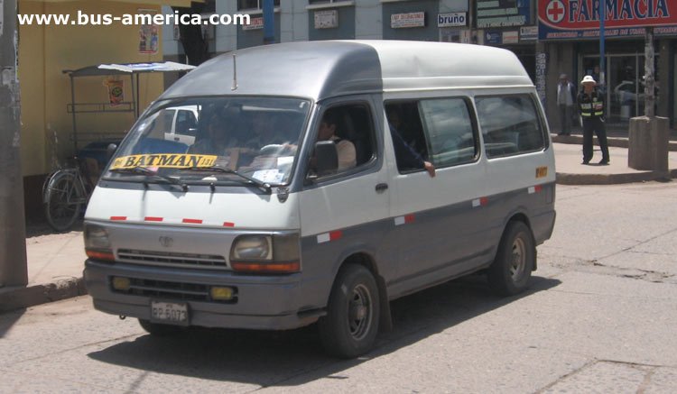 Toyota Hiace (en Perú) - Batman
RP-6073
