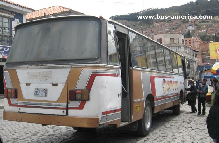 Volvo B57 - Wiima (en Bolivia) - El Expreso
352CYL
[url=https://bus-america.com/galeria/displayimage.php?pid=2341]https://bus-america.com/galeria/displayimage.php?pid=2341[/url]
[url=https://bus-america.com/galeria/displayimage.php?pid=2344]https://bus-america.com/galeria/displayimage.php?pid=2344[/url]

Expreso (La Paz)
