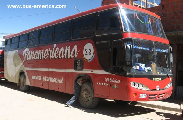 Volvo N10 - Panamericana
300CDB - ex SSA163

Panamericana, interno 22

carrocería desconocida , utlización de componentes de BUSSCAR Panorámico DD
