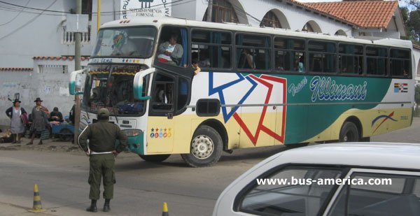 Volvo F 10 - Trans Illimani
Aparentemente ex imitación DIC Megadic (Argentina) , reformado su frente y utilización de luminarias de Marcopolo Paradiso Generación VI (Brasil)
