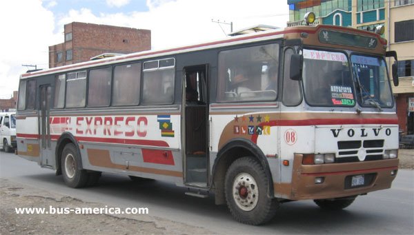 Volvo BB 57 - VBK (en Bolivia) - Expreso
Datos aportados por J.A.R.
