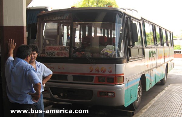 Mercedes Benz OF 1313 - Nielson Diplomata 260 (en Paraguay) - Lago Ypoa
