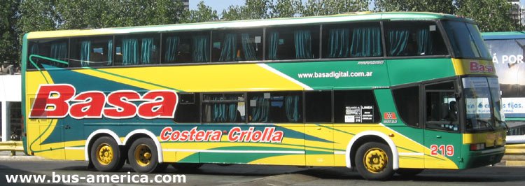 Marcopolo Paradiso 1800 DD GV (en Argentina) - Basa
