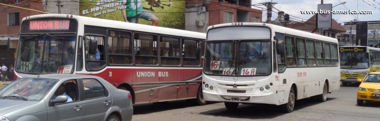 Agrale MA 15.0 - Todo Bus San Telmo - Unión Bus
IHA274 [1º]

Línea 16A, interno 392 [1º]
Línea 11C, interno ¿38x? [2º]

Datos de derecha a izquierda
