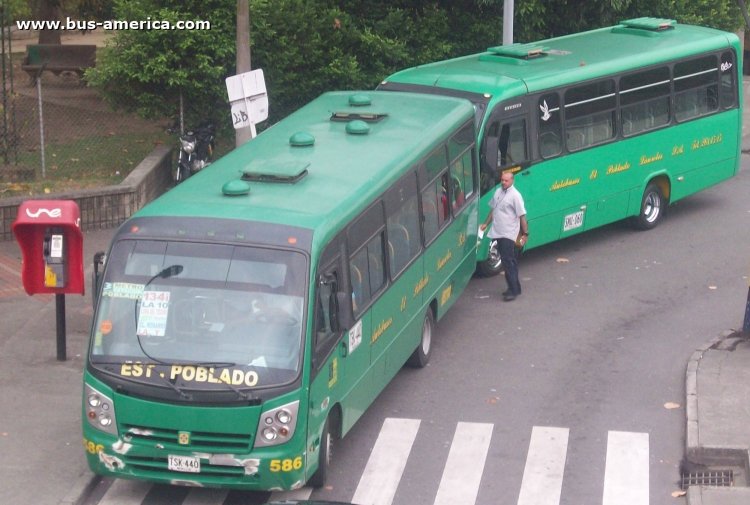 Agrale MA 8.5 - Busscar Masster - El Poblado Laureles
TSK440

Línea 134i, unidad 586, Sistema Alimentador Metro de Medellín, Estación Poblado
