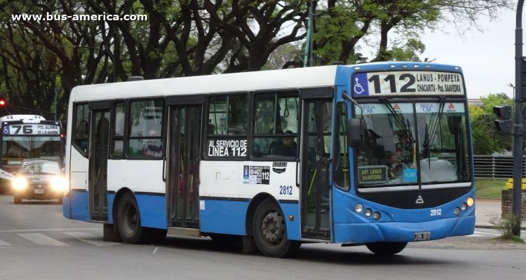 Agrale MT 12.0 LE - Metalpar Tronador - Exp. Lomas
JIM903

Línea 112 (Buenos Aires), interno 2812
