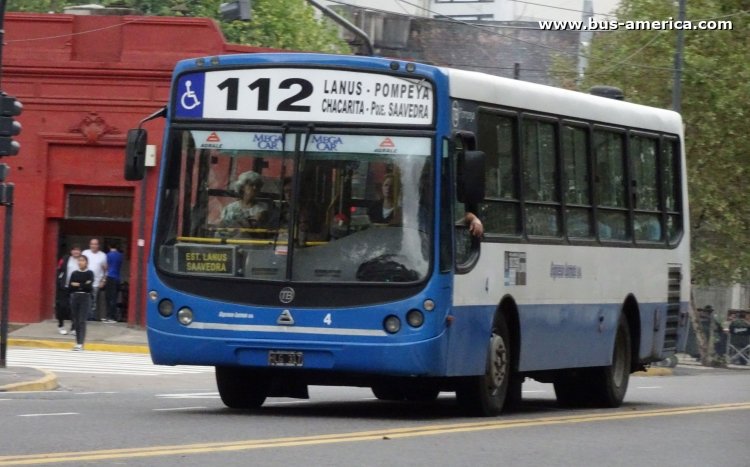 Agrale MT 12.0 LE - Todo Bus Pompeya - Exp. Lomas
HLG317

Línea 112 (Buenos Aires), interno 4
