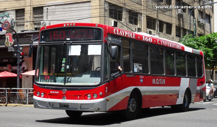 Agrale MT 15.0 - Todo Bus Pompeya II - M.O.Sur
NTN 779

Línea 160 (Buenos Aires), interno 3

